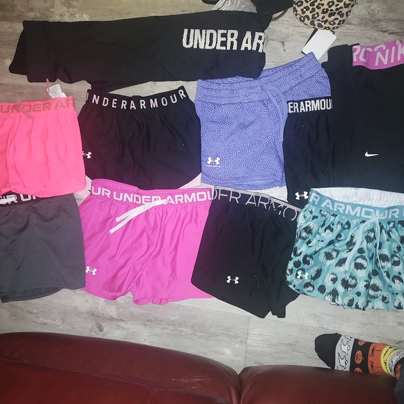 Under Armour Other - Under Armour Kids' Shorts - Black, Pink, Blue